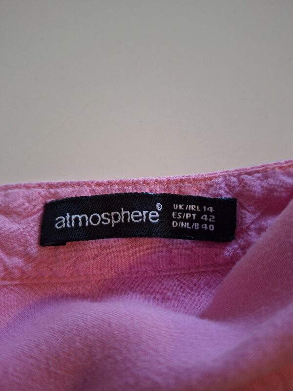 Atmosphere roze blouse met smockwerk maat 42