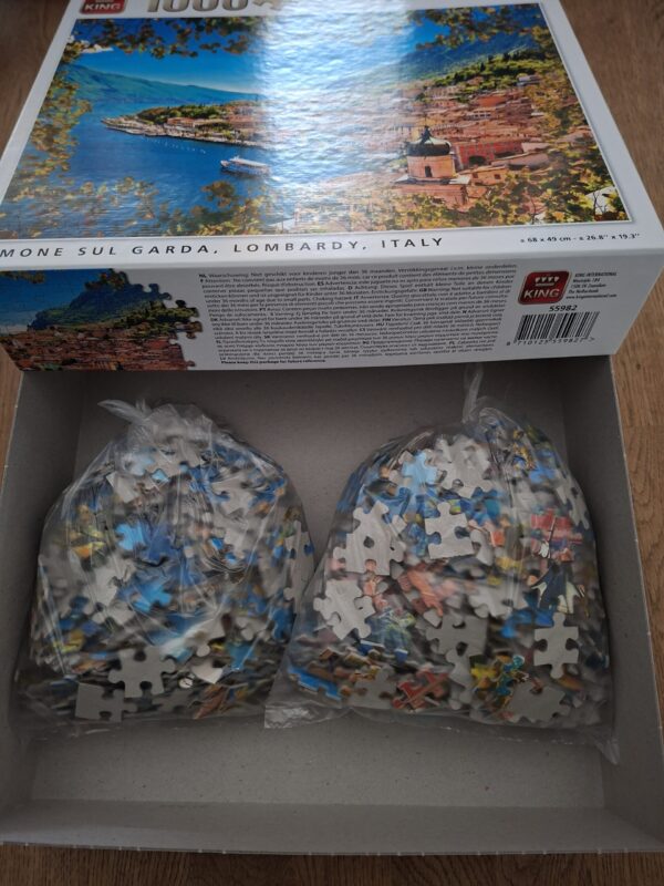 King Puzzel 1000 stukjes - Limone sul Garda, Lombardy, Italy (Landscape Collection)
