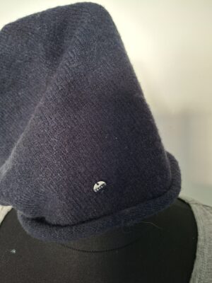 Esprit dunne wollen muts blauw