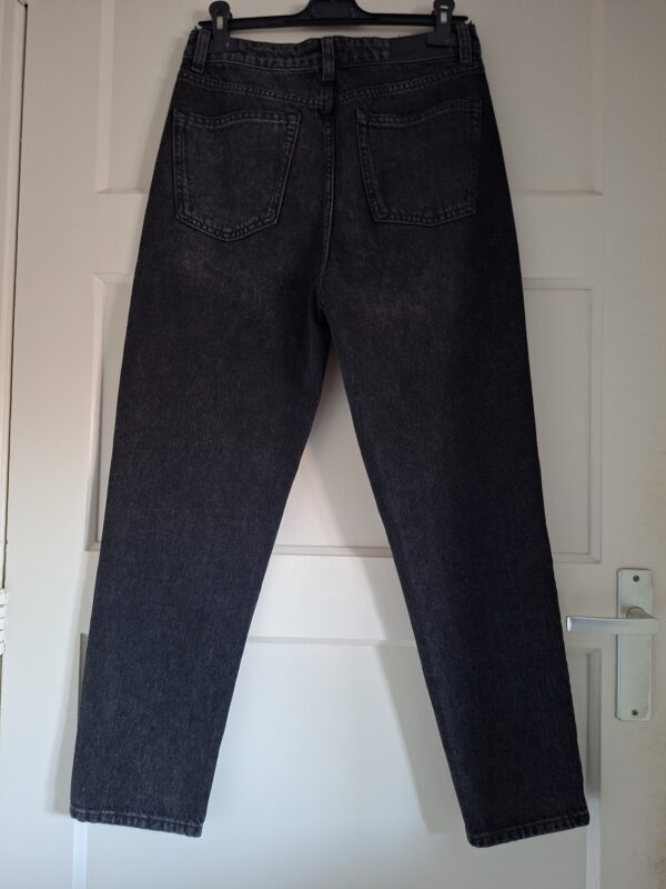 C&A zwarte mom jeans met glitters - maat 38