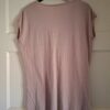 HUGO BOSS oudroze T-shirt met knoopdetail - maat S