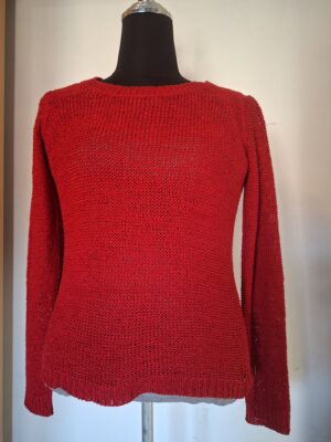 Only rode gebreide trui maat M