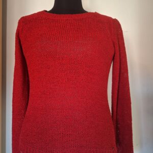 Only rode gebreide trui maat M