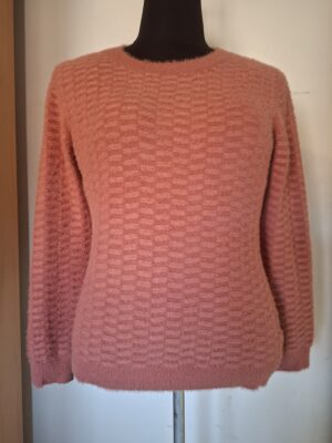 KaPucino super zachte roze trui maat S