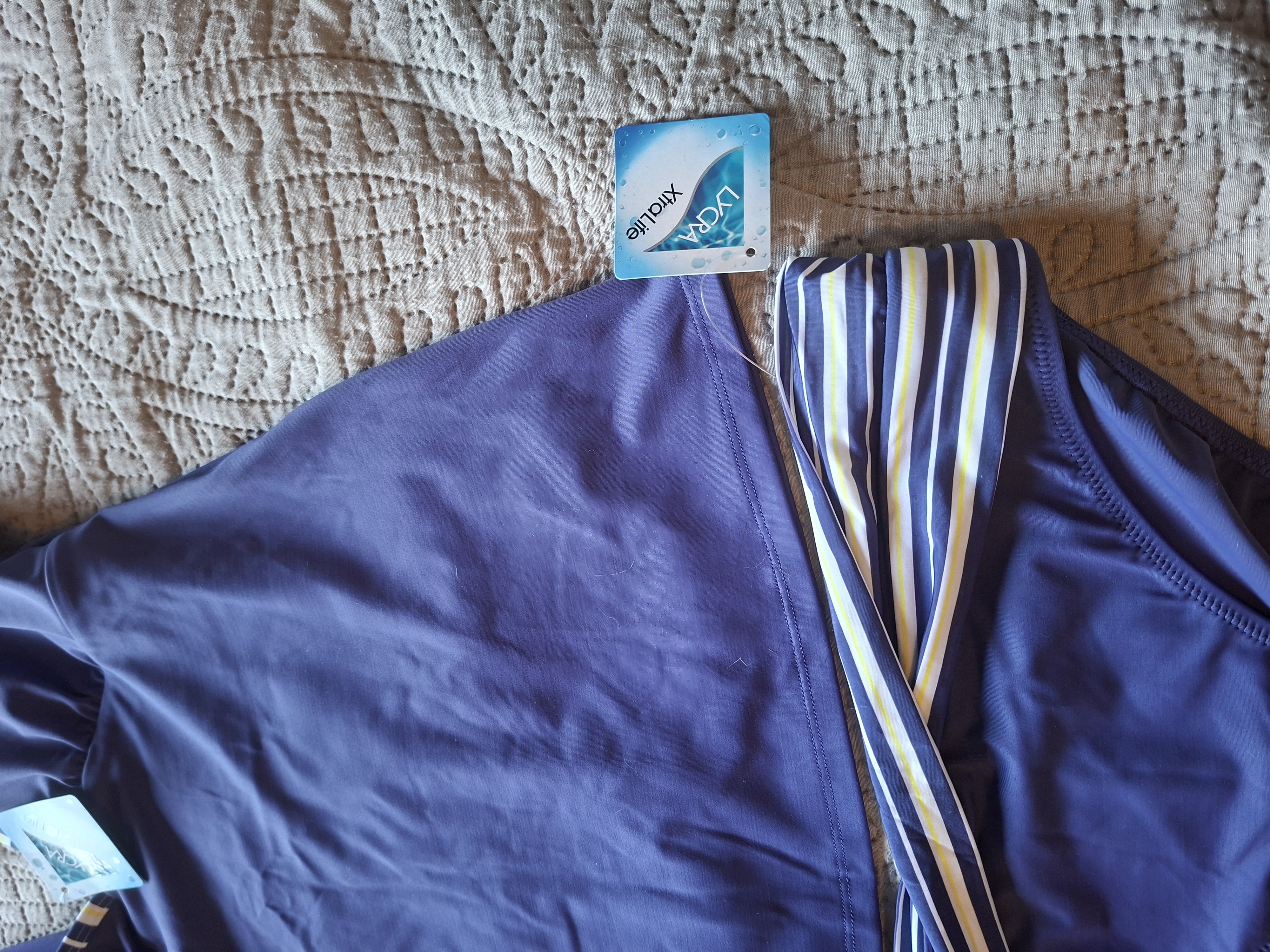 Lycra Xtra Life blauwe tankini maat 42/F