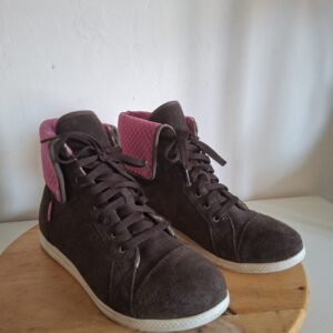 Crocs hoge sneakers met afklapbare schacht - Donkerbruin/roze