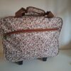Handbagage trolley bloemenprint met wieltjes