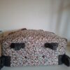 Handbagage trolley bloemenprint met wieltjes