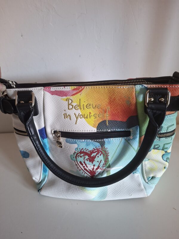 20260208_155135 Desigual handtas kleurrijk believe in yourself
