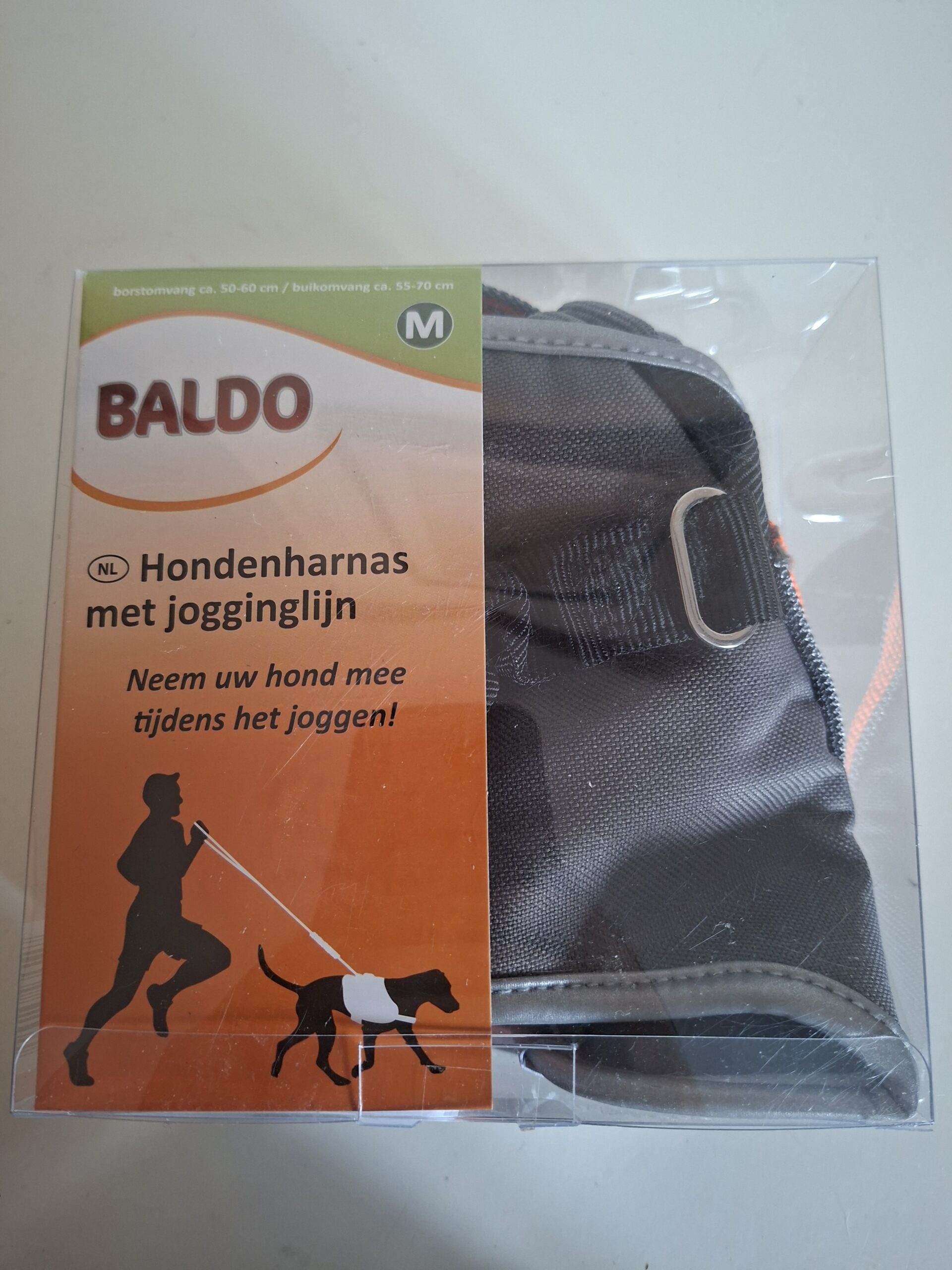 Baldo hondenharnas met jogginglijn maat M nieuw