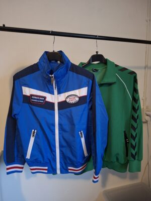 Set zomerjas en trainingsjack maat 140