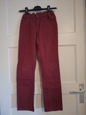 Pepperts chino bordeaux elastische band jongens 146