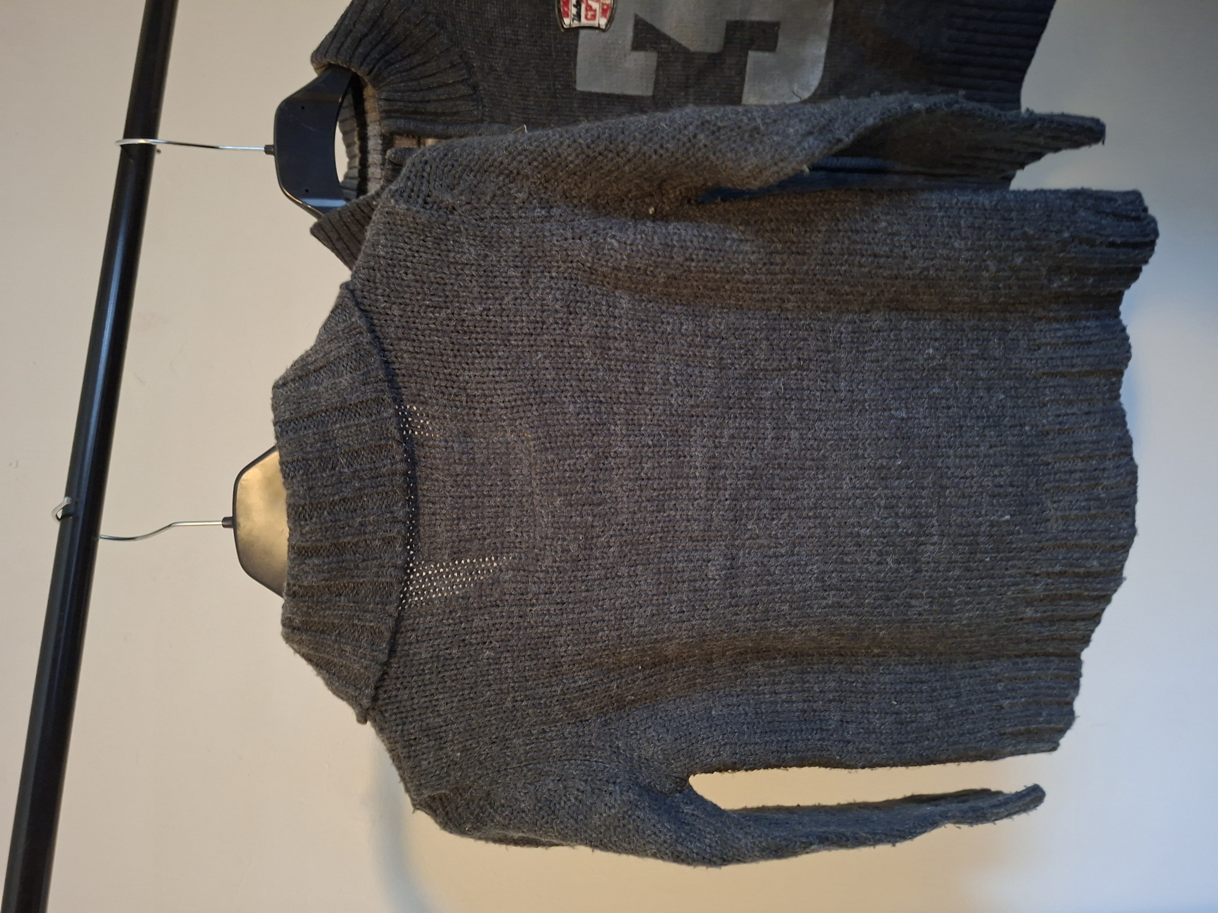 Unlocked vest set 2 stuks grijs bruin jongens 116/122