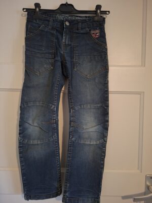 Unlocked spijkerbroek London City patch jongens 128