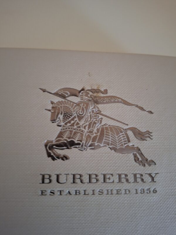 20260219_101345 Burberry oranje zonnebril met doos