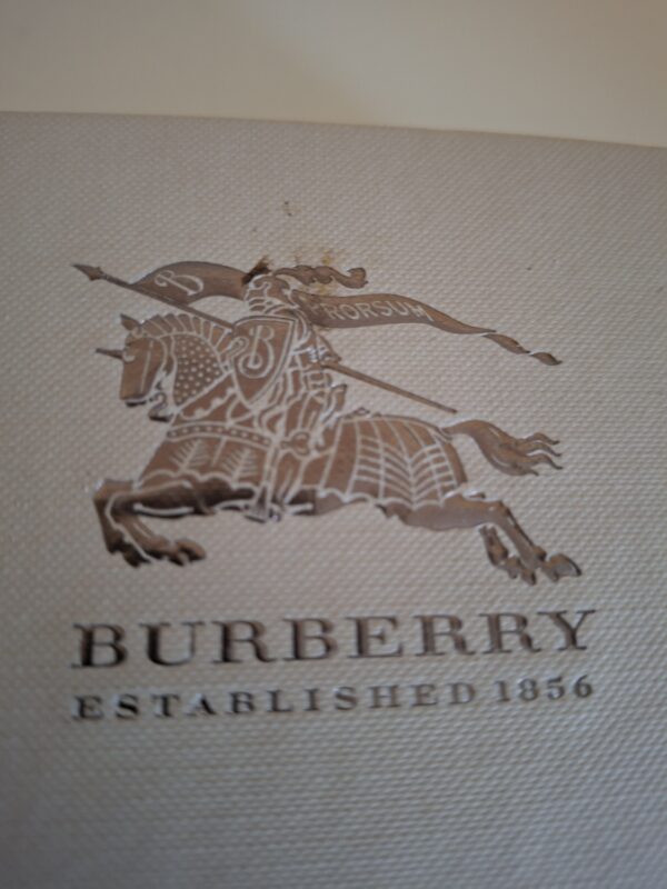 20260219_101351 Burberry oranje zonnebril met doos