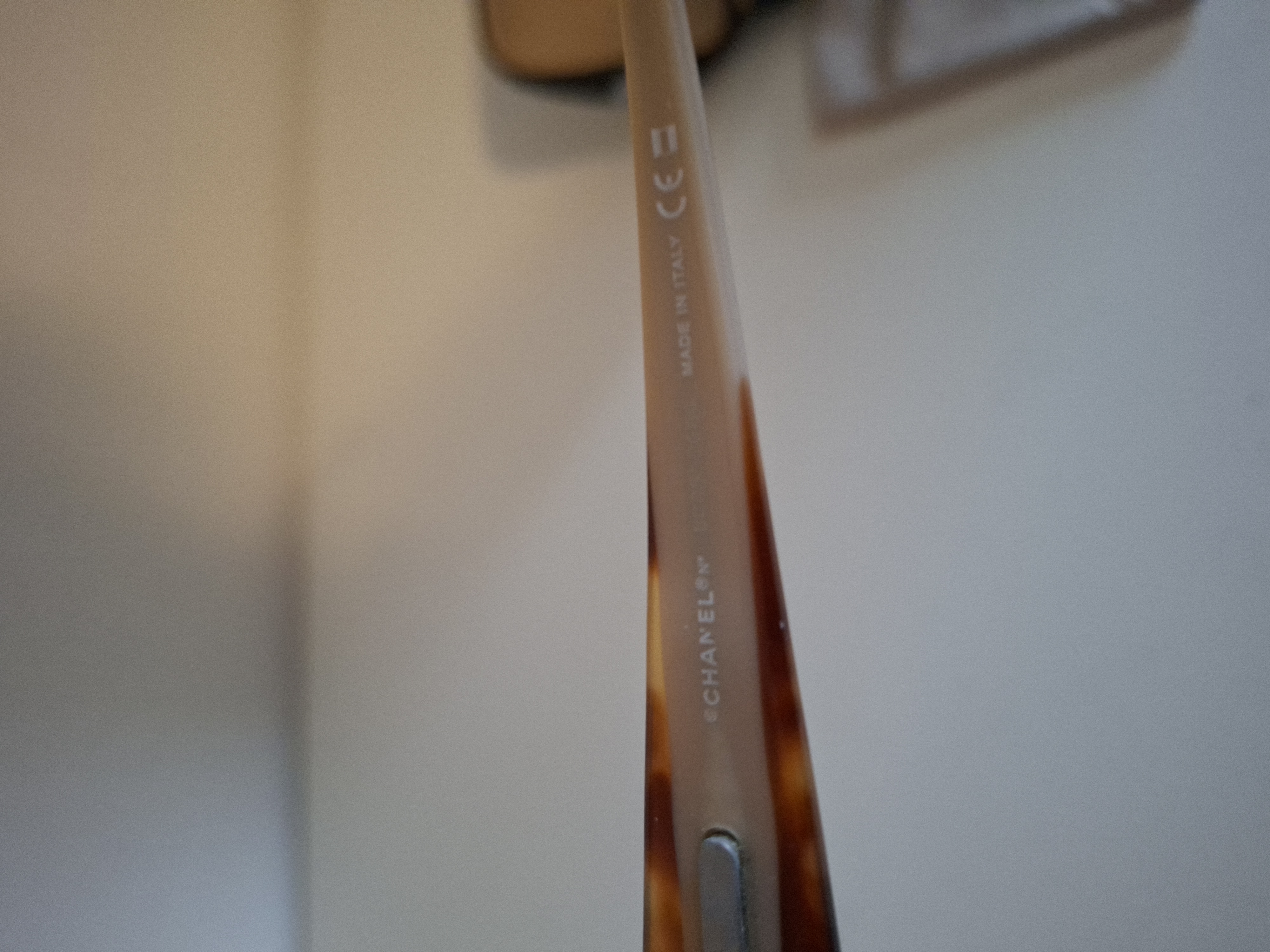 CHANEL leesbril in havana print met originele koker