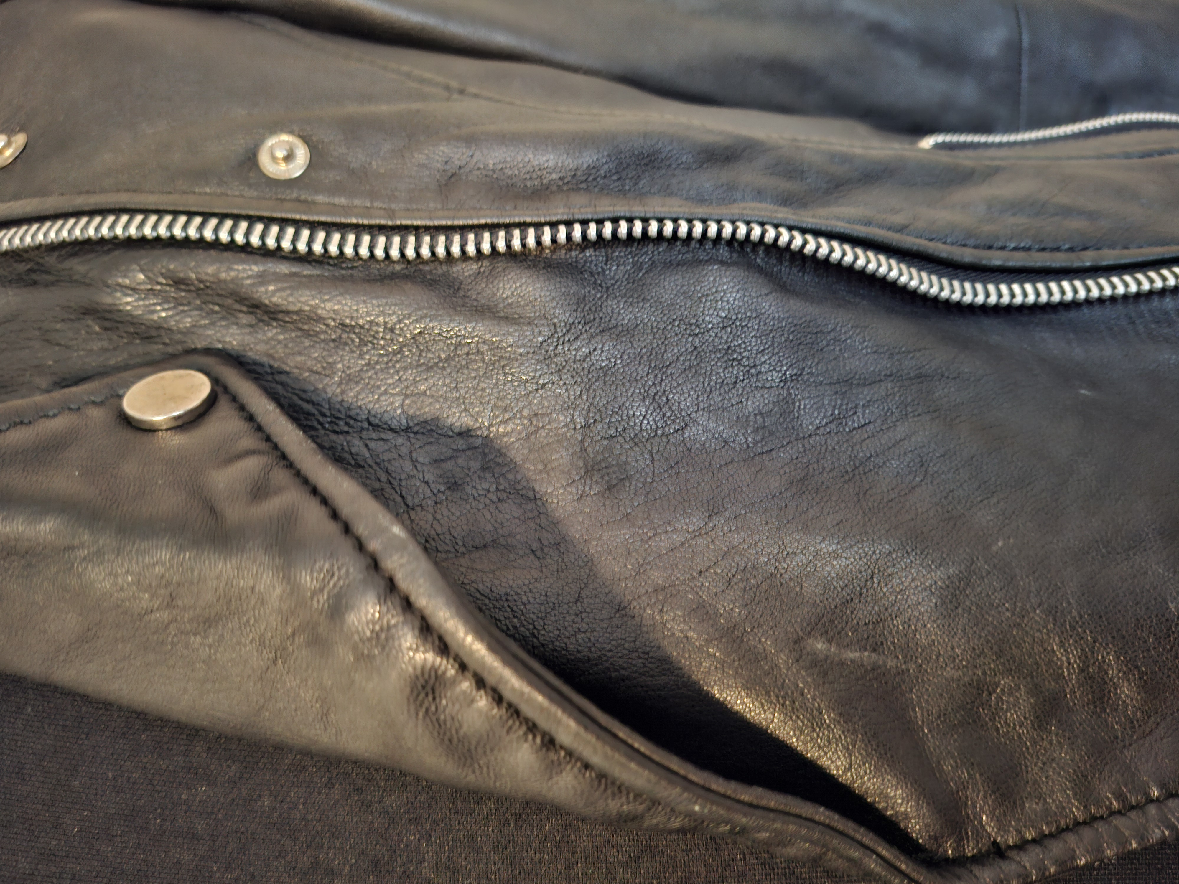 20260219_102326 MNG zwarte leren bikerjack - maat M