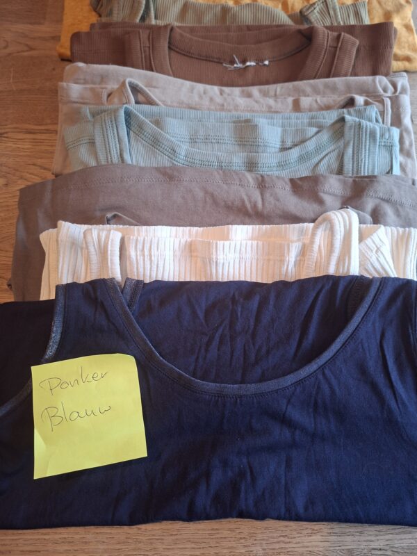 Bundel 9 basic tops en hemden maat S