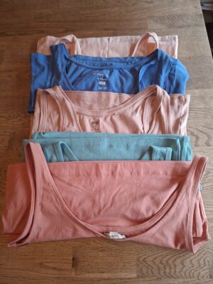 Topjes pakket diverse merken 5 stuks maat XS dames