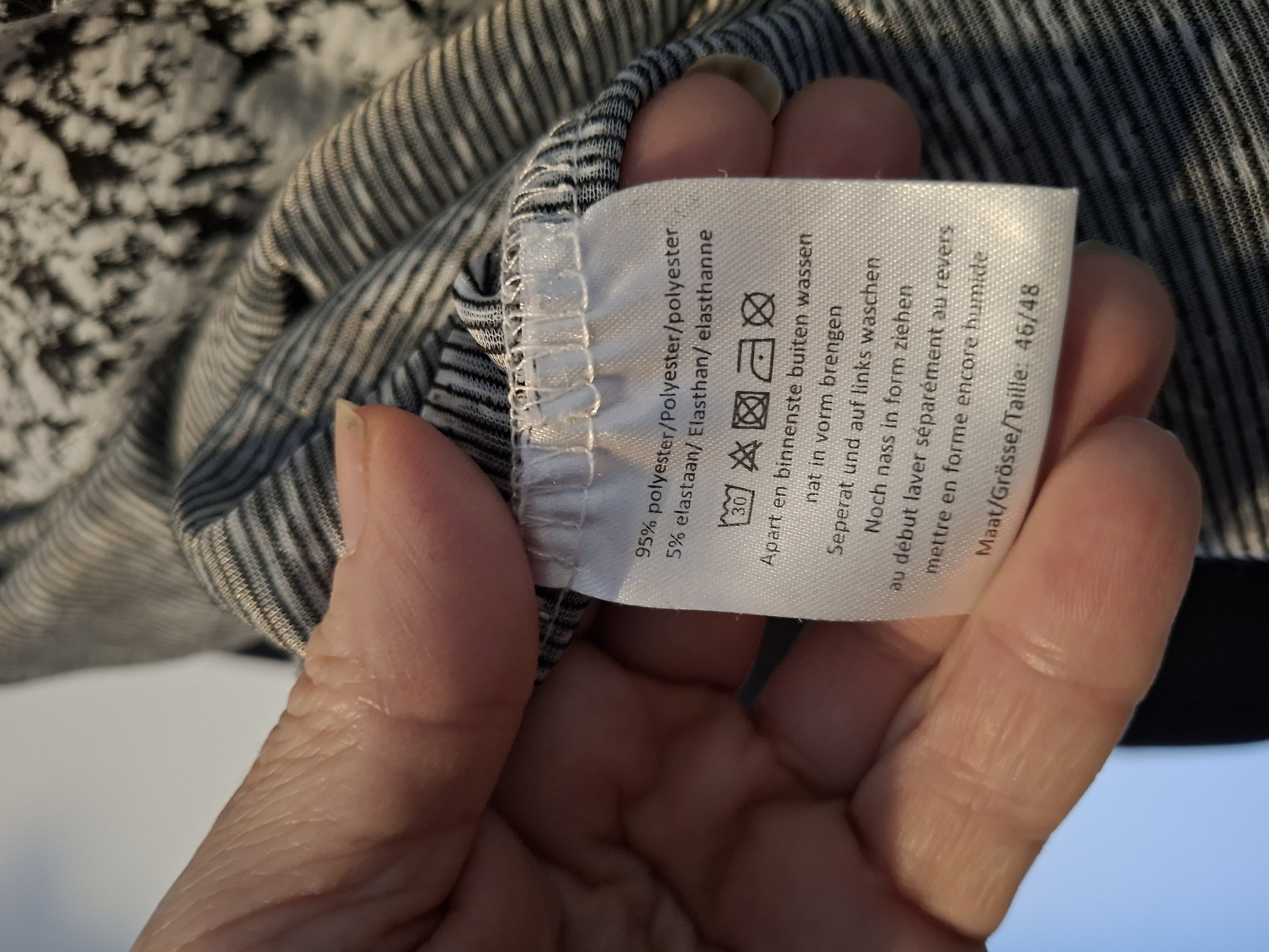 XL Collectie blazer met slangenprint - Zwart/wit