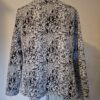 XL Collectie blazer met slangenprint - Zwart/wit