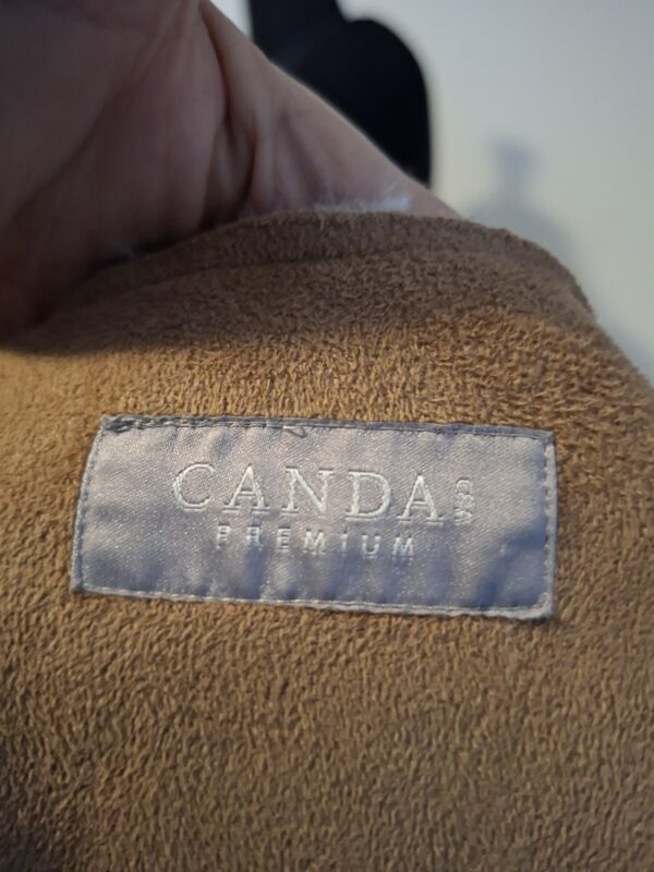 Canda Premium lammy coat bodywarmer - Camel/cognac