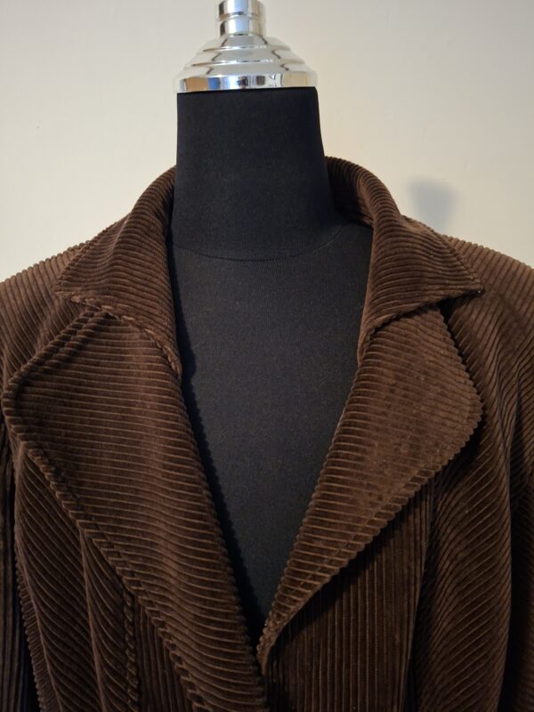 Heine ribfluwelen blazer - Donkerbruin