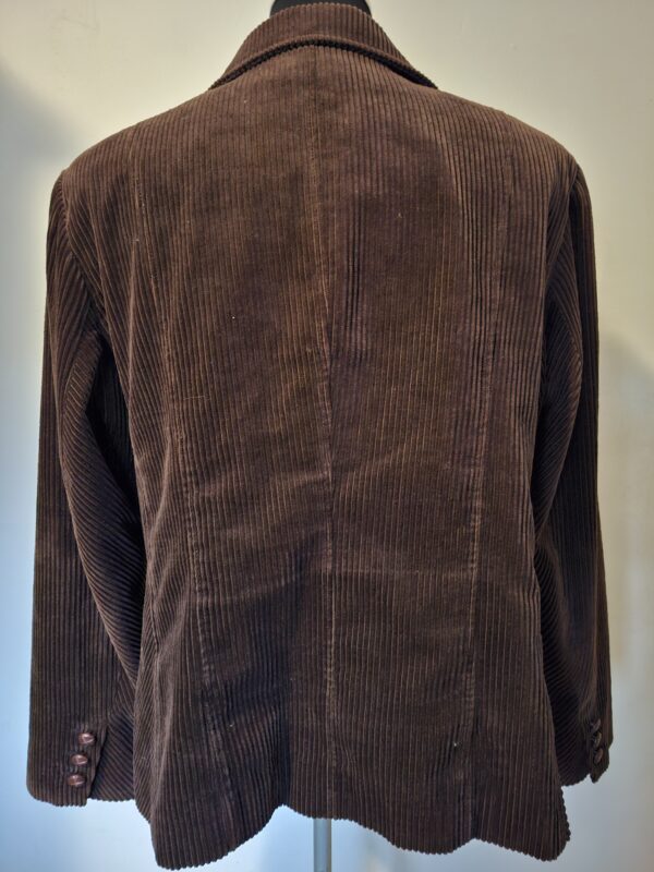 Heine ribfluwelen blazer - Donkerbruin