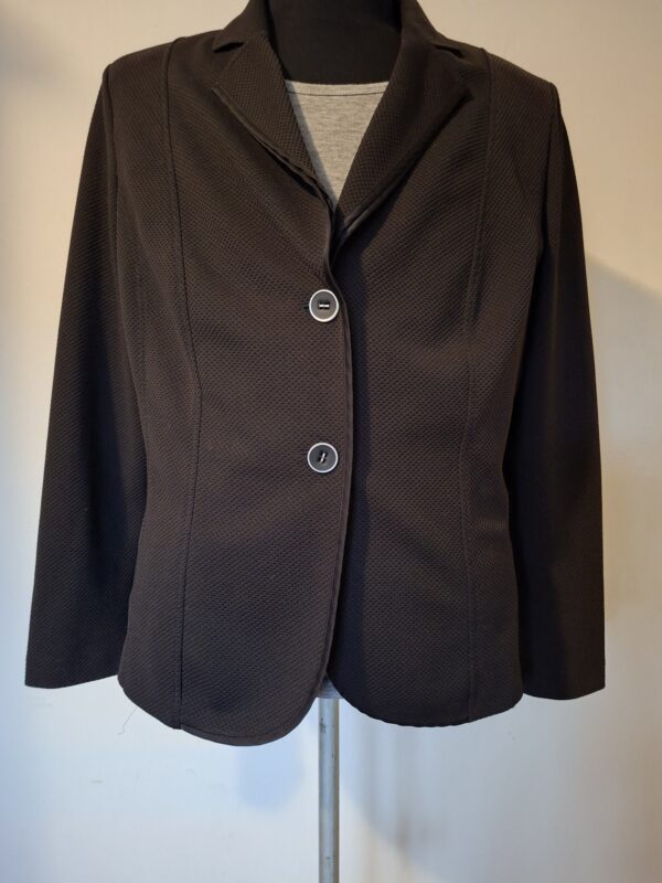 Heine ribfluwelen blazer - Donkerbruin