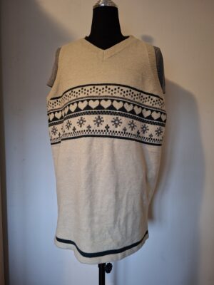 20260222_111545 BPC Bonprix Collection mouwloos gebreide tuniek - Beige/ecru - Maat 48/50