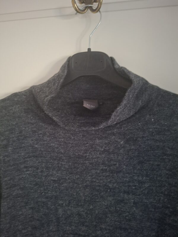 20260226_111033 ICHI gemêleerd grijze trui-jurk maat XL