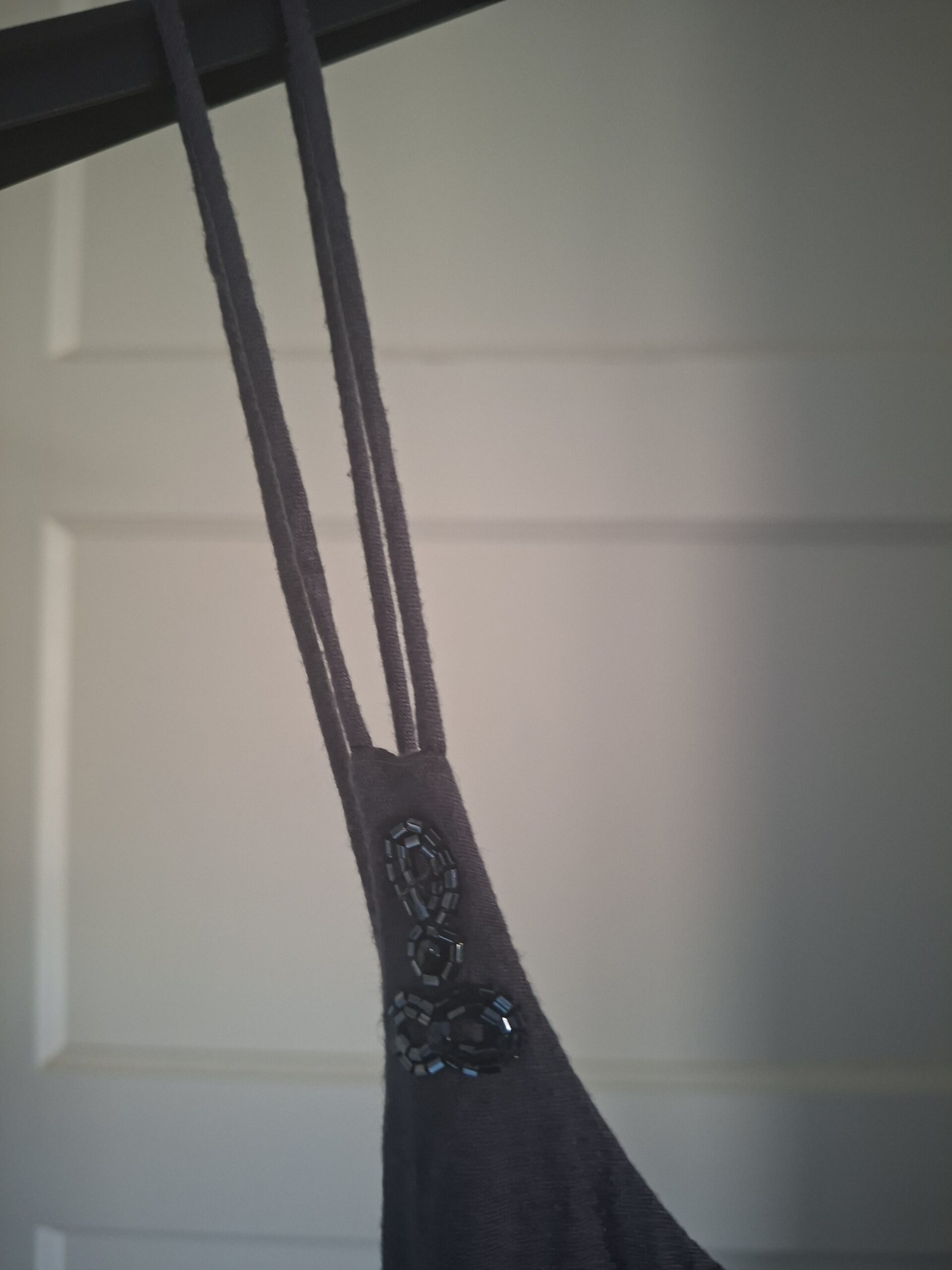 Donkergrijs zomerjurkje maat M