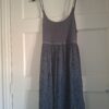 Donkergrijs zomerjurkje maat M