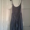 Donkergrijs zomerjurkje maat M