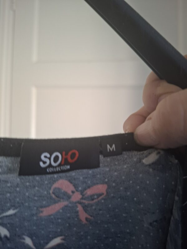 SOHO Collection jurk met strikjesprint maat M