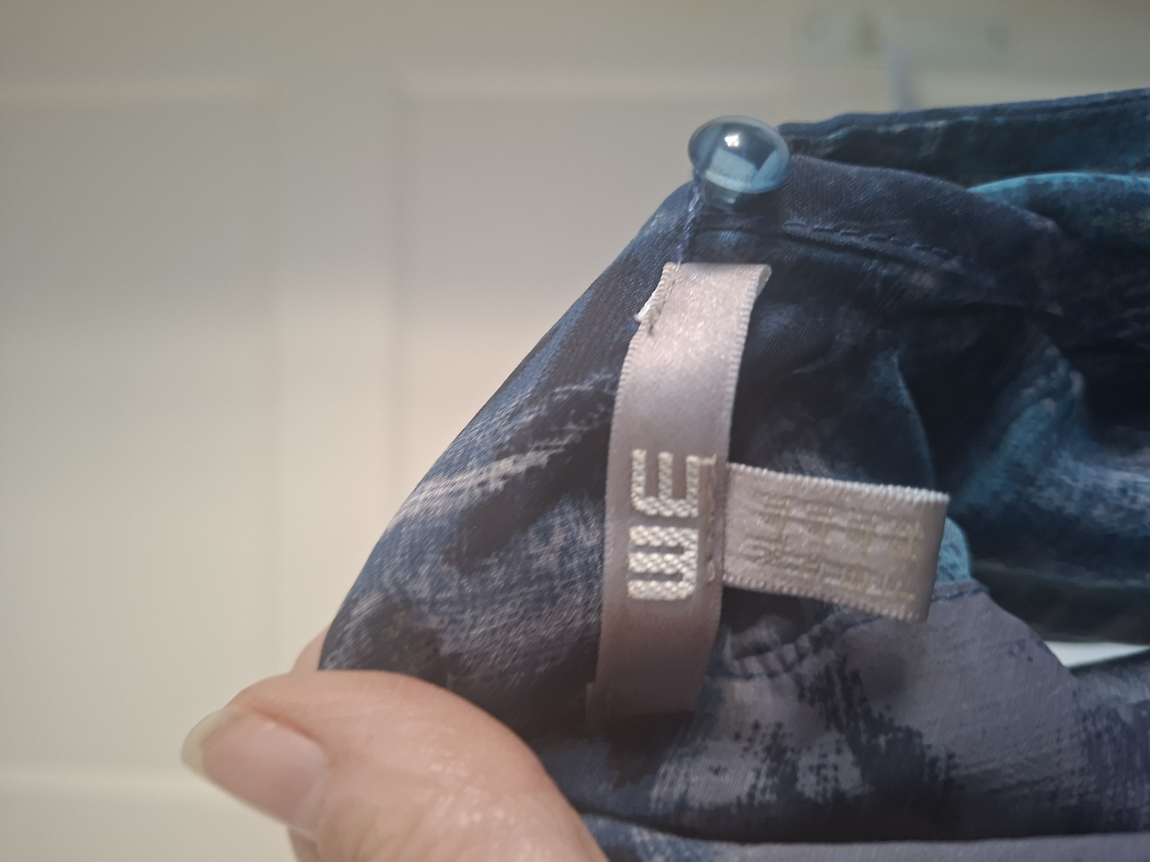 WE feestelijke haltertop met sjaalkraag maat M