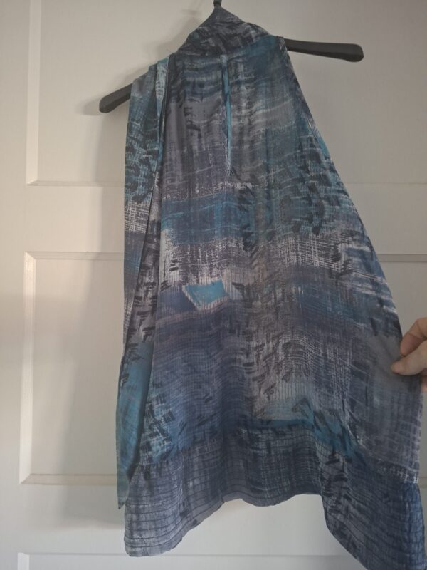 WE feestelijke haltertop met sjaalkraag maat M