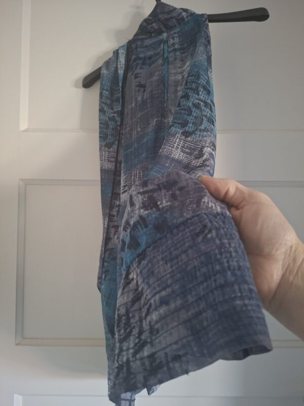 WE feestelijke haltertop met sjaalkraag maat M