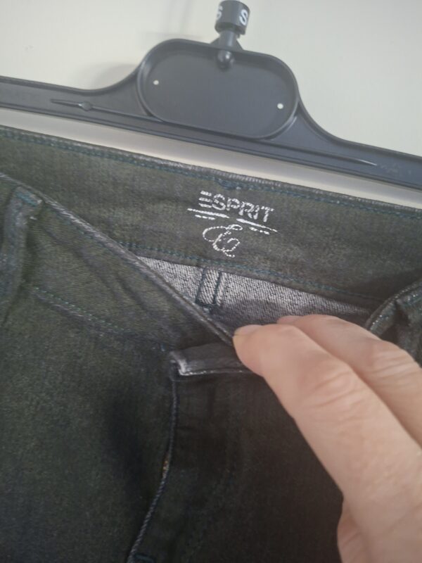 Esprit donkergroen denim minirok maat 28 (S/M)