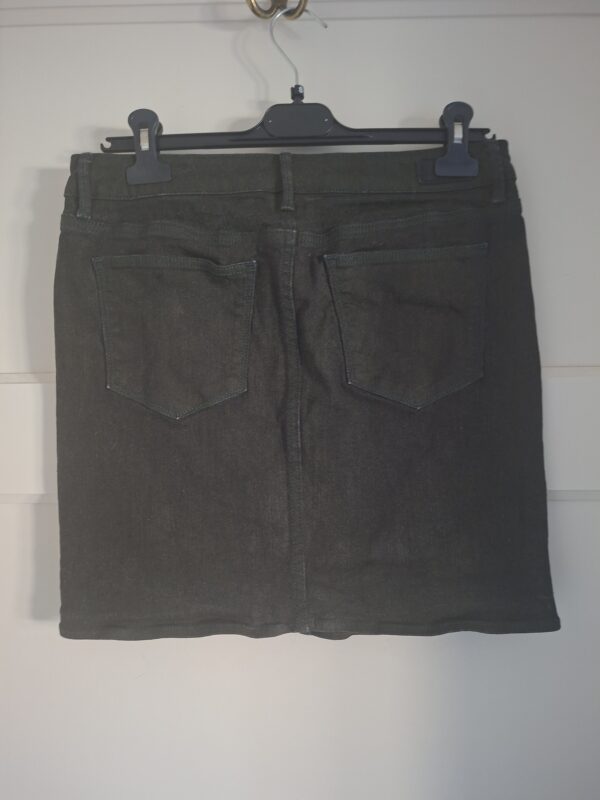 Esprit donkergroen denim minirok maat 28 (S/M)