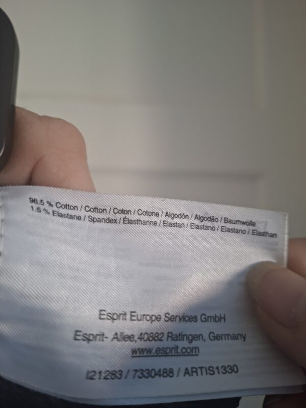 Esprit donkergroen denim minirok maat 28 (S/M)