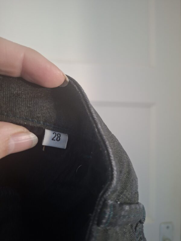 Esprit donkergroen denim minirok maat 28 (S/M)