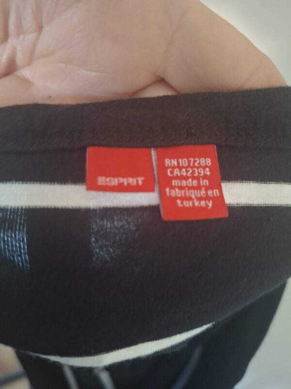 Esprit gestreepte haltertop maat M