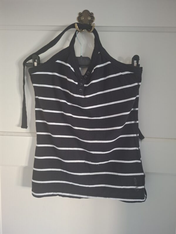 Esprit gestreepte haltertop maat M