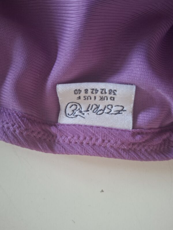 Esprit paarse zomerjurk met bloemenprint maat 38