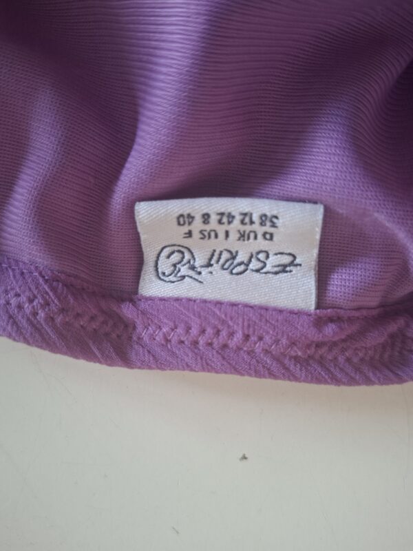 Esprit paarse zomerjurk met bloemenprint maat 38