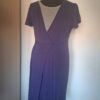 Fashion midi jurk - Paars - Maat 46 (XL)