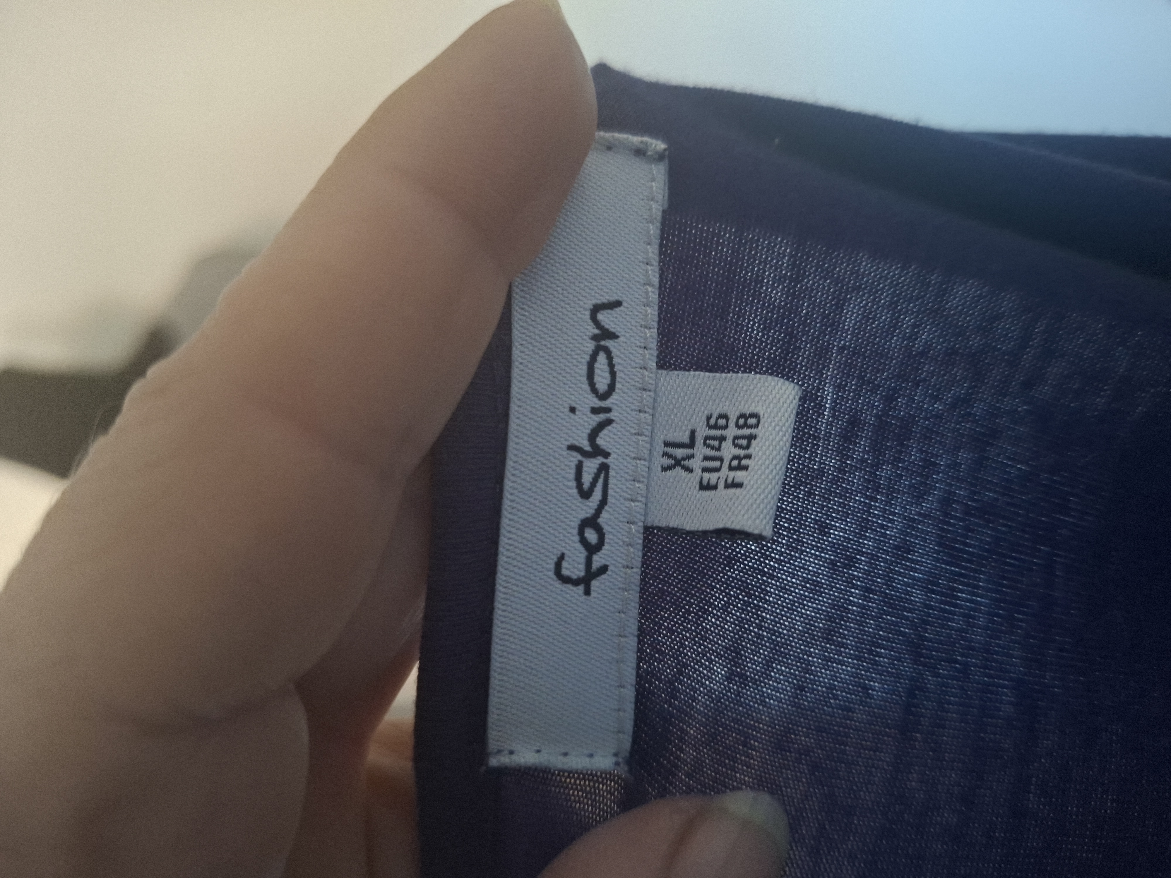 Fashion midi jurk - Paars - Maat 46 (XL)