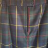 Vintage Rok Schotse Ruit Groen/Blauw Maat 50